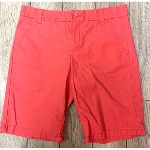 Khakis by GAP Womens Roll Up Boyfriend Red Twill Shorts~Size 00